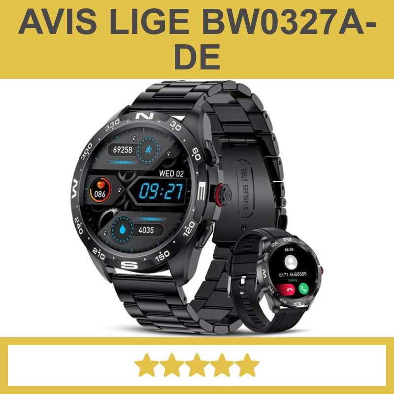 Blueshaweu Chargeur Magnétique Compatible LIGE BW0327 / SIEMORL BW0327 1.32'' – Câble USB Rapide 1m Noir
